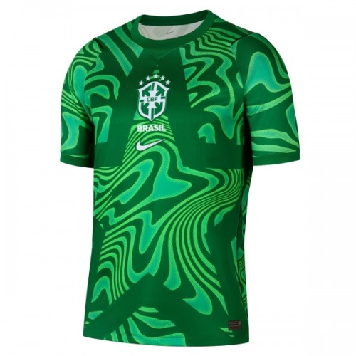 Camisola Guarda-Redes Brasil Homen Equipamento 1ª Mundial 2026 Verde Camisola Guarda-Redes Brasil Homen Equipamento 1ª Mundial 2026 Verde