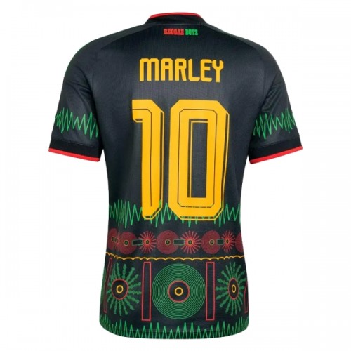 Camisola Jamaica Bob Marley 10 Homen Equipamento 2ª Mundial 2026 Camisola Jamaica Bob Marley 10 Homen Equipamento 2ª Mundial 2026