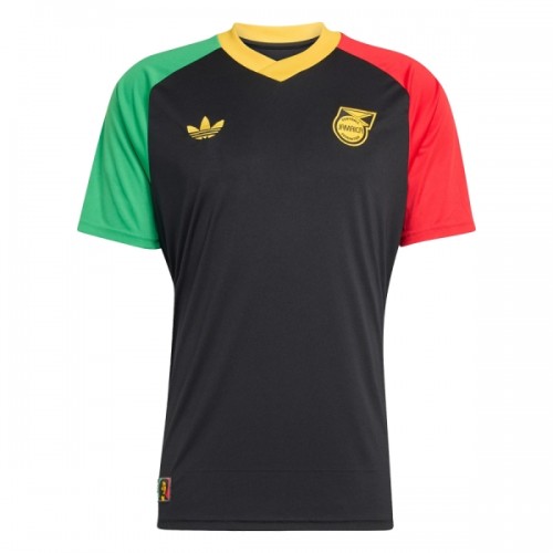 Camisola Jamaica Pre-Match Homen Mundial 2026 Preta Camisola Jamaica Pre-Match Homen Mundial 2026 Preta