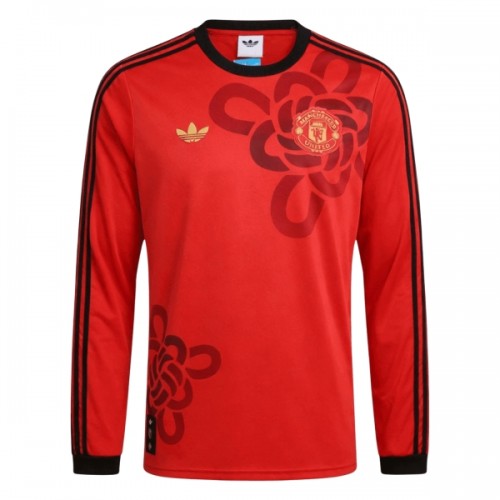 Camisola Manchester United Cultural Story Manga Comprida Homen 2025-26 - Especial Camisola Manchester United Cultural Story Manga Comprida Homen 2025-26 - Especial