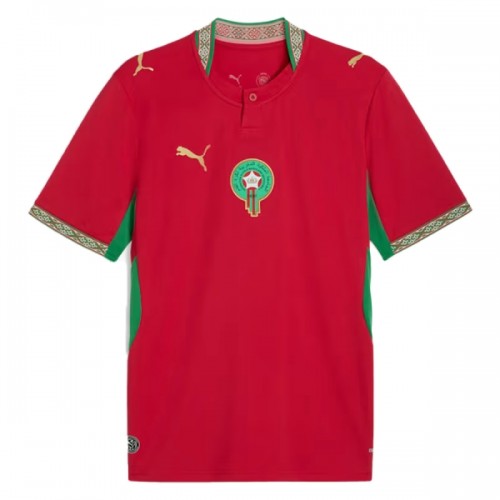 Camisola Marrocos Homen Equipamento 1ª Mundial 2026 Camisola Marrocos Homen Equipamento 1ª Mundial 2026