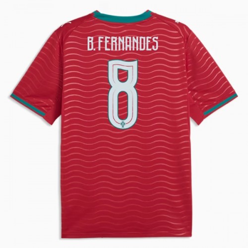 Camisola Portugal Bruno Fernandes 8 Homen Equipamento 1ª Mundial 2026 Camisola Portugal Bruno Fernandes 8 Homen Equipamento 1ª Mundial 2026