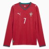 Camisola Portugal Ronaldo 7 Manga Comprida Homen Equipamento 1ª Mundial 2026