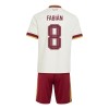 Camisola + Calções Espanha Fabian 8 Criança Equipamento 2ª Mundial 2026 Camisola + Calções Espanha Fabian 8 Criança Equipamento 2ª Mundial 2026
