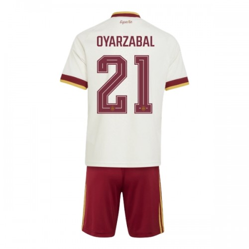Camisola + Calções Espanha Oyarzabal 21 Criança Equipamento 2ª Mundial 2026 Camisola + Calções Espanha Oyarzabal 21 Criança Equipamento 2ª Mundial 2026
