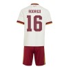 Camisola + Calções Espanha Rodrigo 16 Criança Equipamento 2ª Mundial 2026 Camisola + Calções Espanha Rodrigo 16 Criança Equipamento 2ª Mundial 2026