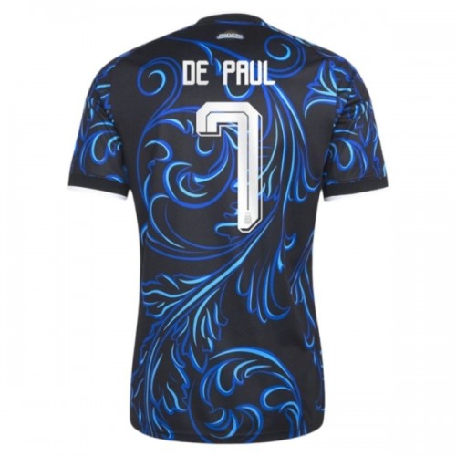 Camisola Argentina De Paul 7 Homen Equipamento 2ª Mundial 2026 Camisola Argentina De Paul 7 Homen Equipamento 2ª Mundial 2026