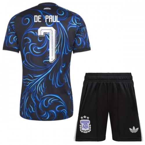 Camisola + Calções Argentina De Paul 7 Criança Equipamento 2ª Mundial 2026 Camisola + Calções Argentina De Paul 7 Criança Equipamento 2ª Mundial 2026