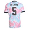 Camisola Bélgica De Cuyper 5 Homen Equipamento 2ª Mundial 2026