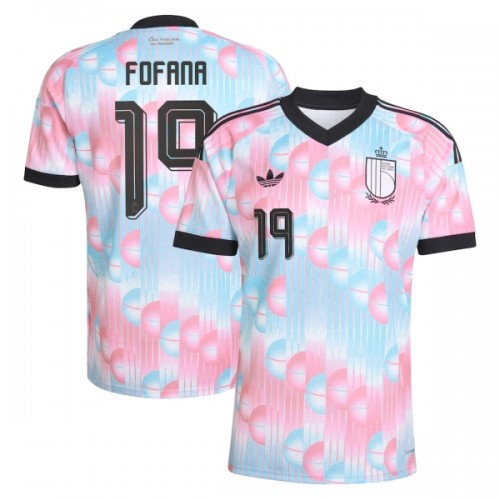 Camisola Bélgica Fofana 19 Homen Equipamento 2ª Mundial 2026 Camisola Bélgica Fofana 19 Homen Equipamento 2ª Mundial 2026