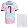 Camisola + Calções Bélgica De Bruyne 7 Criança Equipamento 2ª Mundial 2026 Camisola + Calções Bélgica De Bruyne 7 Criança Equipamento 2ª Mundial 2026