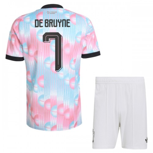 Camisola + Calções Bélgica De Bruyne 7 Criança Equipamento 2ª Mundial 2026 Camisola + Calções Bélgica De Bruyne 7 Criança Equipamento 2ª Mundial 2026