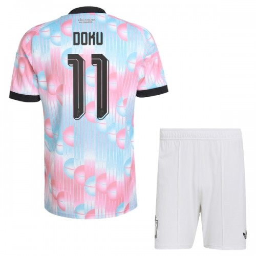 Camisola + Calções Bélgica Doku 11 Criança Equipamento 2ª Mundial 2026 Camisola + Calções Bélgica Doku 11 Criança Equipamento 2ª Mundial 2026