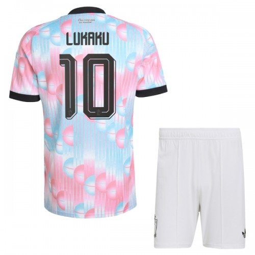 Camisola + Calções Bélgica Lukaku 10 Criança Equipamento 2ª Mundial 2026 Camisola + Calções Bélgica Lukaku 10 Criança Equipamento 2ª Mundial 2026