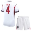 Camisola + Calções Inglaterra Rice 4 Criança Equipamento 1ª Mundial 2026