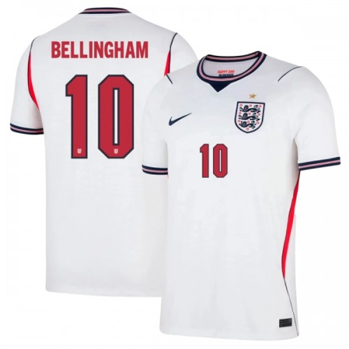 Camisola Inglaterra Bellingham 10 Homen Equipamento 1ª Mundial 2026 Camisola Inglaterra Bellingham 10 Homen Equipamento 1ª Mundial 2026