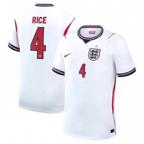 Camisola Inglaterra Rice 4 Homen Equipamento 1ª Mundial 2026 Camisola Inglaterra Rice 4 Homen Equipamento 1ª Mundial 2026