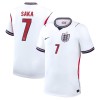 Camisola Inglaterra Saka 7 Homen Equipamento 1ª Mundial 2026 Camisola Inglaterra Saka 7 Homen Equipamento 1ª Mundial 2026