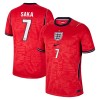 Camisola Inglaterra Saka 7 Homen Equipamento 2ª Mundial 2026