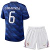 Camisola + Calções França Camavinga 6 Criança Equipamento 1ª Mundial 2026