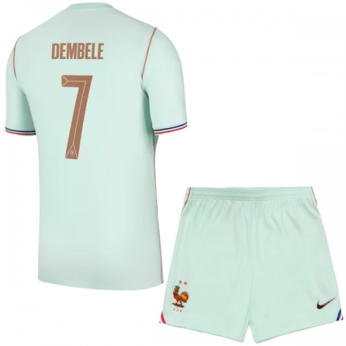 Camisola + Calções França O. Dembele 7 Criança Equipamento 2ª Mundial 2026 Camisola + Calções França O. Dembele 7 Criança Equipamento 2ª Mundial 2026