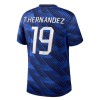 Camisola França Theo Hernandez 19 Homen Equipamento 1ª Mundial 2026