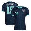 Camisola Alemanha N. Schlotterbeck 15 Homen Equipamento 2ª Mundial 2026 Camisola Alemanha N. Schlotterbeck 15 Homen Equipamento 2ª Mundial 2026