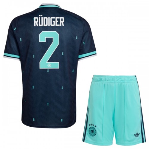 Camisola + Calções Alemanha Rudiger 2 Criança Equipamento 2ª Mundial 2026 Camisola + Calções Alemanha Rudiger 2 Criança Equipamento 2ª Mundial 2026