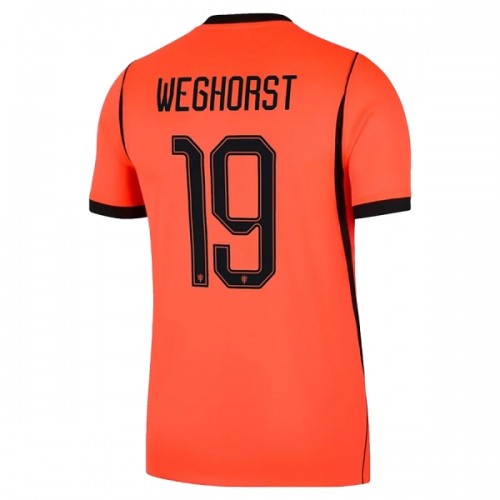 Camisola Holanda Weghorst 19 Homen Equipamento 1ª Mundial 2026 Camisola Holanda Weghorst 19 Homen Equipamento 1ª Mundial 2026