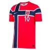 Camisola + Calções Noruega Odegaard 10 Criança Equipamento 1ª Mundial 2026