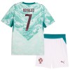 Camisola + Calções Portugal Ronaldo 7 Criança Equipamento 2ª Mundial 2026 Camisola + Calções Portugal Ronaldo 7 Criança Equipamento 2ª Mundial 2026
