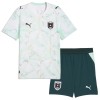 Camisola + Calções Áustria Criança Equipamento 2ª Mundial 2026 Camisola + Calções Áustria Criança Equipamento 2ª Mundial 2026
