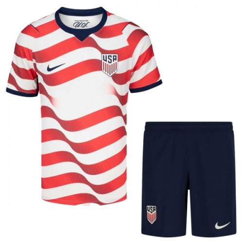 Camisola + Calções Estados Unidos Criança Equipamento 1ª Mundial 2026 Camisola + Calções Estados Unidos Criança Equipamento 1ª Mundial 2026
