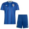 Camisola + Calções Suécia Criança Equipamento 2ª Mundial 2026 Camisola + Calções Suécia Criança Equipamento 2ª Mundial 2026