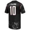 Camisola Canadá J. David 10 Homen Equipamento 2ª Mundial 2026 Camisola Canadá J. David 10 Homen Equipamento 2ª Mundial 2026