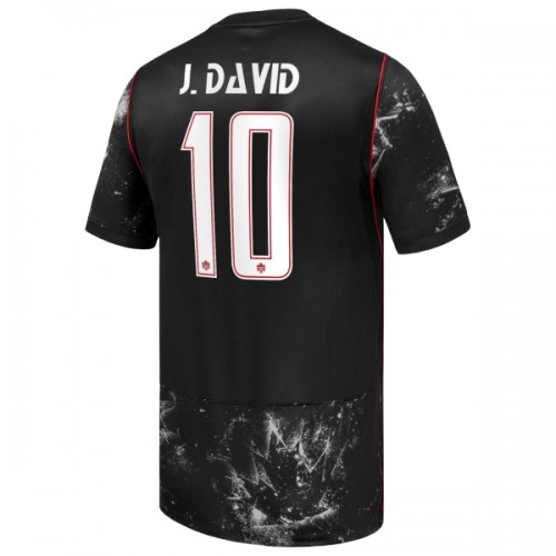 Camisola Canadá J. David 10 Homen Equipamento 2ª Mundial 2026 Camisola Canadá J. David 10 Homen Equipamento 2ª Mundial 2026