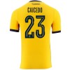 Camisola Ecuador Caicedo 23 Homen Equipamento 1ª Mundial 2026 Camisola Ecuador Caicedo 23 Homen Equipamento 1ª Mundial 2026
