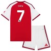 Camisola + Calções Arsenal Saka 7 Criança Equipamento 1ª 2026-27