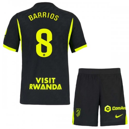 Camisola + Calções Atlético Madrid Barrios 8 Criança Equipamento 2ª 2026-27 Camisola + Calções Atlético Madrid Barrios 8 Criança Equipamento 2ª 2026-27