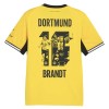 Camisola Borussia Dortmund Brandt 10 Homen Equipamento 1ª 2026-27 - Especial Camisola Borussia Dortmund Brandt 10 Homen Equipamento 1ª 2026-27 - Especial