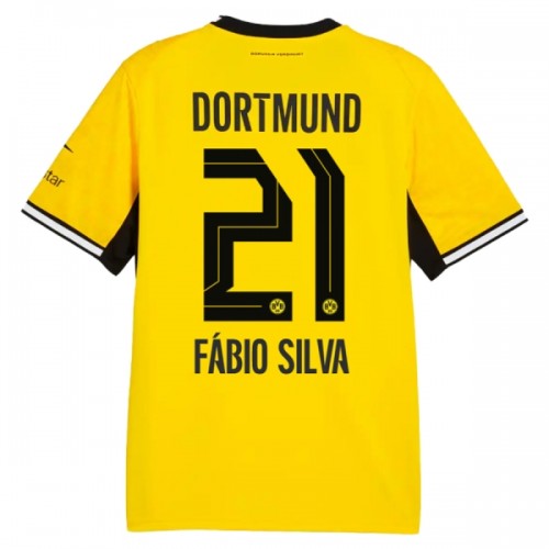 Camisola Borussia Dortmund Fabio Silva 21 Homen Equipamento 1ª 2026-27 Camisola Borussia Dortmund Fabio Silva 21 Homen Equipamento 1ª 2026-27