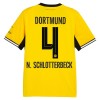 Camisola Borussia Dortmund N. Schlotterbeck 4 Homen Equipamento 1ª 2026-27 Camisola Borussia Dortmund N. Schlotterbeck 4 Homen Equipamento 1ª 2026-27