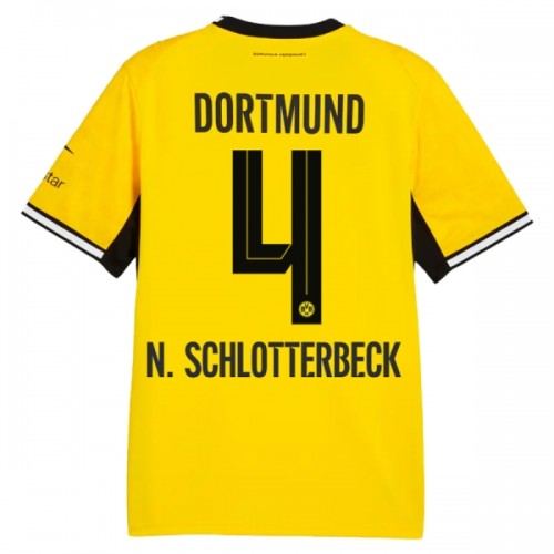 Camisola Borussia Dortmund N. Schlotterbeck 4 Homen Equipamento 1ª 2026-27 Camisola Borussia Dortmund N. Schlotterbeck 4 Homen Equipamento 1ª 2026-27