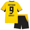 Camisola + Calções Borussia Dortmund Guirassy 9 Criança Equipamento 1ª 2026-27 Camisola + Calções Borussia Dortmund Guirassy 9 Criança Equipamento 1ª 2026-27