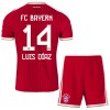 Camisola + Calções FC Bayern de Munique Luis Diaz 14 Criança Equipamento 1ª 2026-27