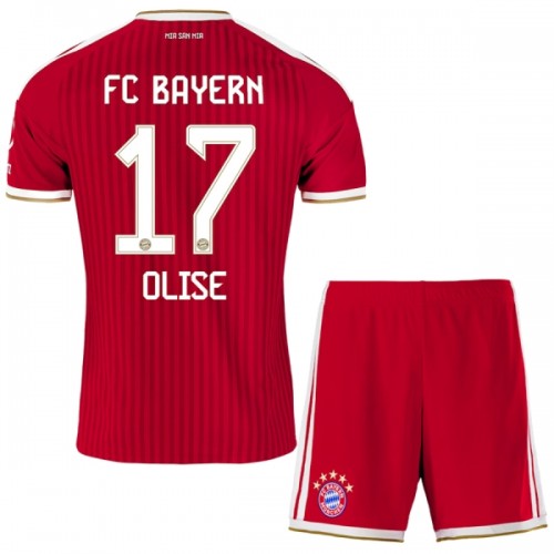 Camisola + Calções FC Bayern de Munique Olise 17 Criança Equipamento 1ª 2026-27 Camisola + Calções FC Bayern de Munique Olise 17 Criança Equipamento 1ª 2026-27