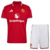 Camisola + Calções Manchester United Criança Equipamento 1ª 2026-27 Camisola + Calções Manchester United Criança Equipamento 1ª 2026-27