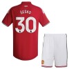 Camisola + Calções Manchester United Sesko 30 Criança Equipamento 1ª 2026-27 Camisola + Calções Manchester United Sesko 30 Criança Equipamento 1ª 2026-27