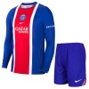 Camisola + Calções Paris Saint-Germain Criança Manga Comprida Equipamento 1ª 2026-27 Camisola + Calções Paris Saint-Germain Criança Manga Comprida Equipamento 1ª 2026-27