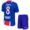 Camisola + Calções Paris Saint-Germain Fabian 8 Criança Equipamento 1ª 2026-27 Camisola + Calções Paris Saint-Germain Fabian 8 Criança Equipamento 1ª 2026-27